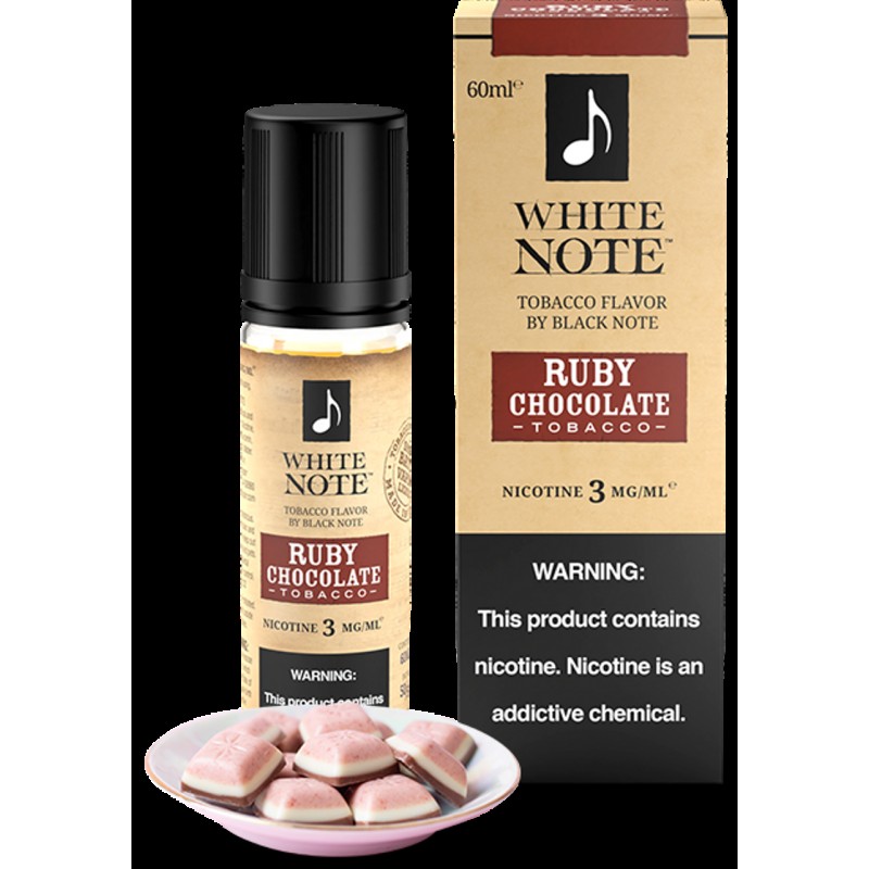 RUBY CHOCOLATE TOBACCO - WHITE NOTE | 60 ML E-LIQU...