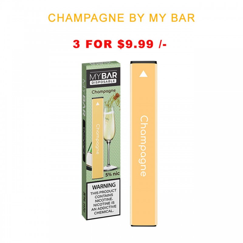 CHAMPAGNE BY MY BAR DISPOSABLE DEVICE | 3 FOR $9.99