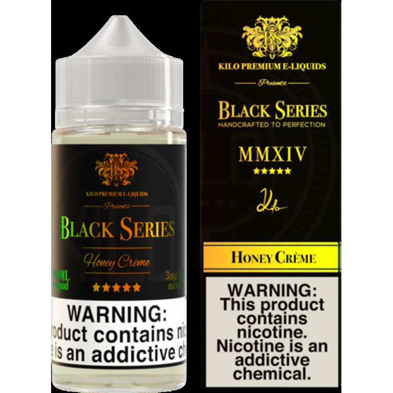 HONEY CREME BY KILO E-LIQUIDS | BLACK SERIES | 100...