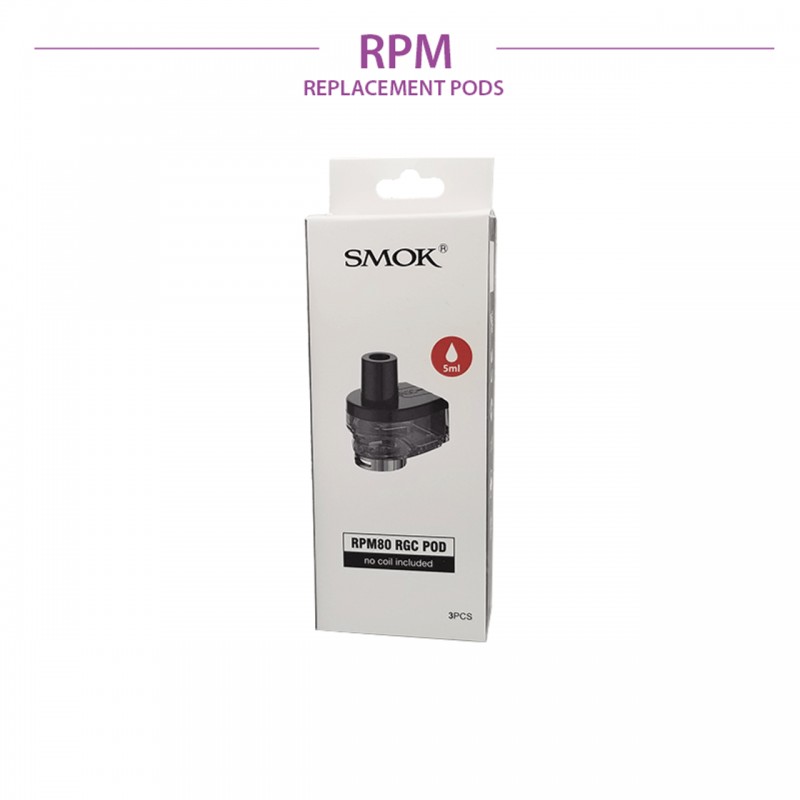 SMOK RPM REPLACEMENT PODS | 3 PODS PER PACK