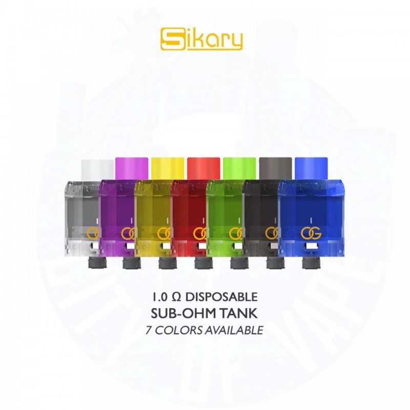 OG Disposable Sub-Ohm Tank By Sikary Vapor | Pack ...