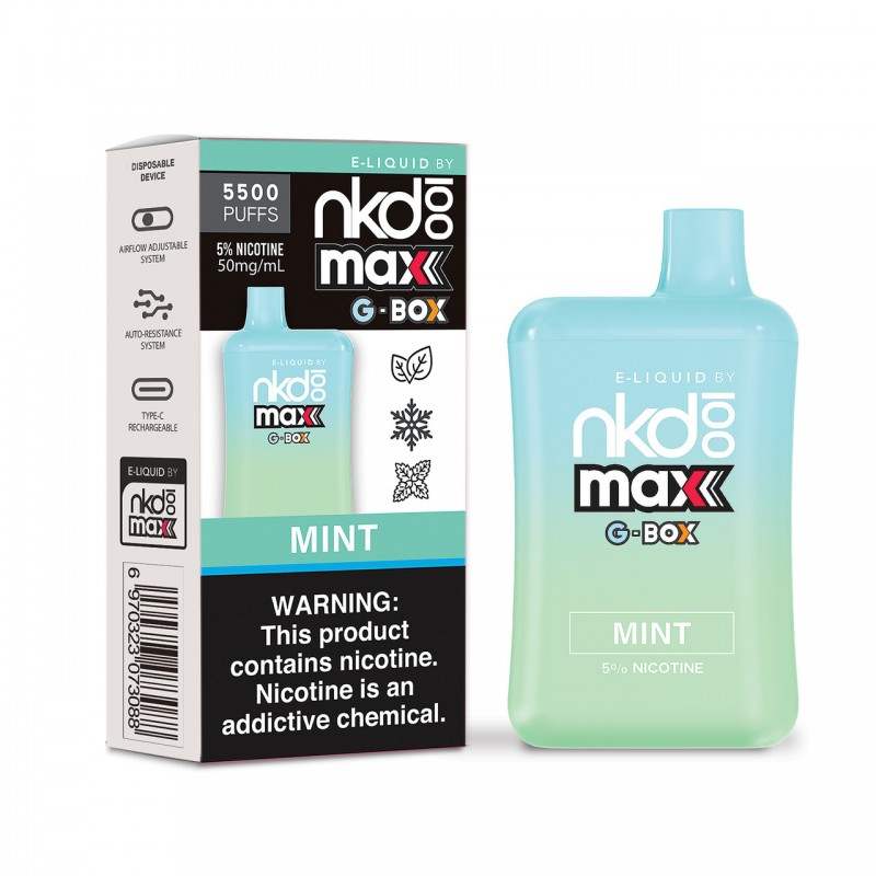 MINT by NKD 100 Max G-Box  5500 PUFF DISPOSABLE VAPE