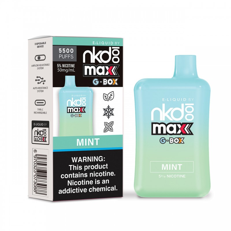 MINT by NKD 100 Max G-Box  5500 PUFF DISPOSABLE VA...