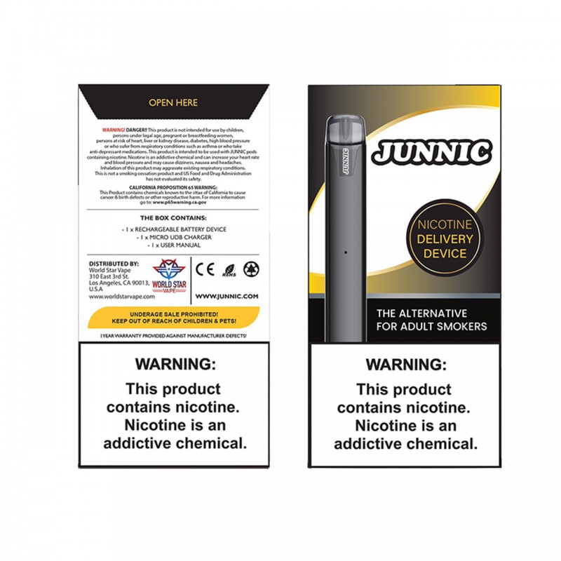 JUNNIC NICOTINE DELIVERY RECHARGEABLE BATTERY | RE...