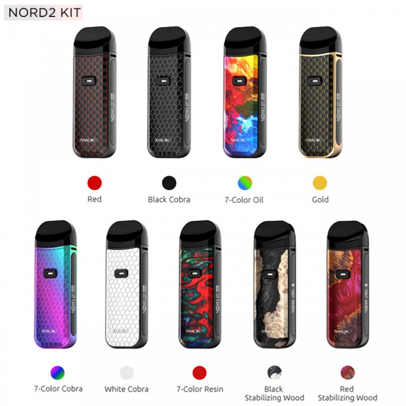 SMOK NORD 2 KIT | 40 W POD SYSTEM DEVICE | 1500 MA...