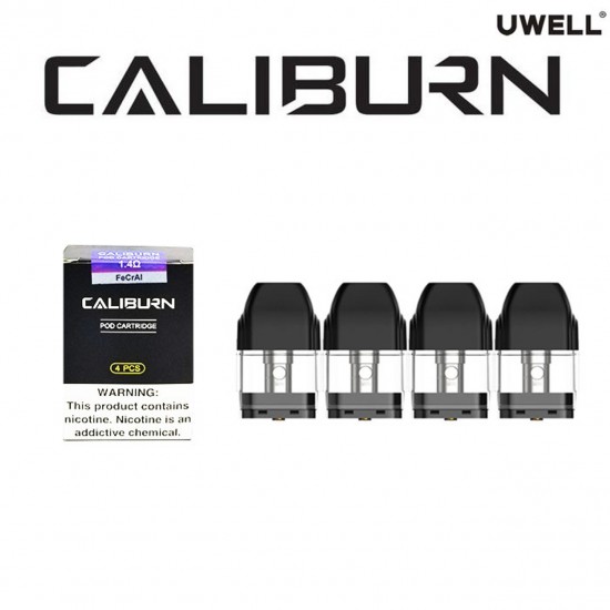 UWELL CALIBURN REPLACEMENT POD CARTRIDGE | 4 PIECES PER PACK