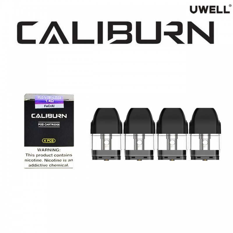 UWELL CALIBURN REPLACEMENT POD CARTRIDGE | 4 PIECE...