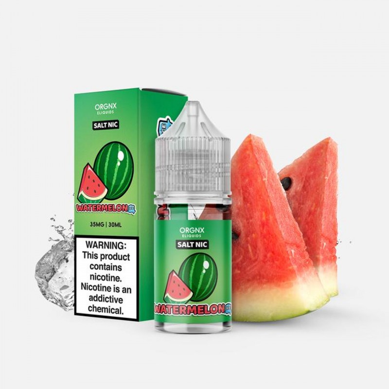 Watermelon Ice Salt Nic BY ORGNX E-LIQUIDS