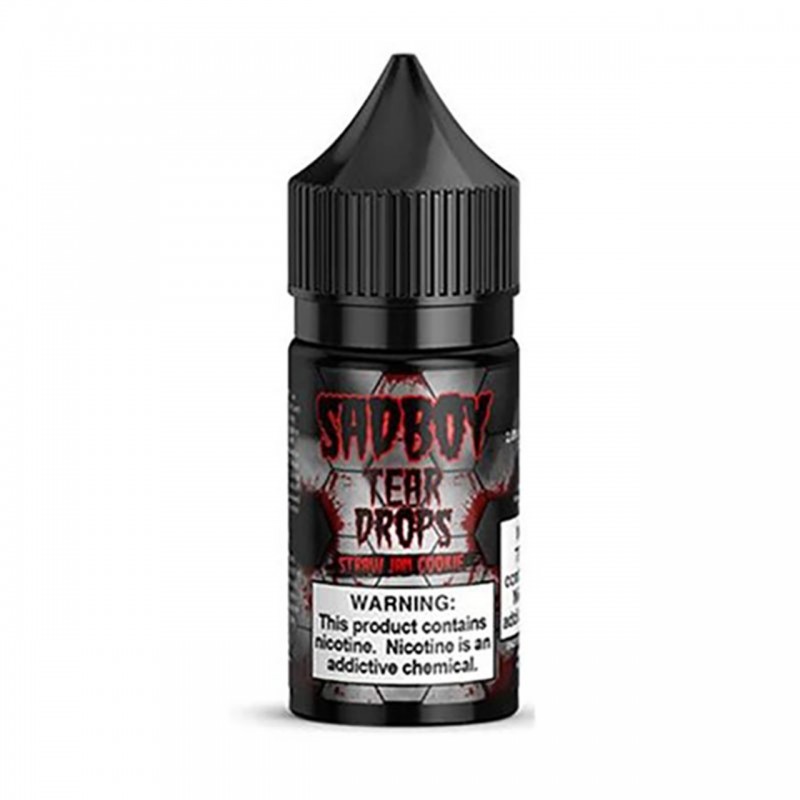 Salt Strawberry Jam Cookie Tear Drops- 30ml by Sadboy